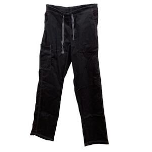 White Cross Womens Black Allure Scrub Pants Medical Nurse Uniform Size Small​​